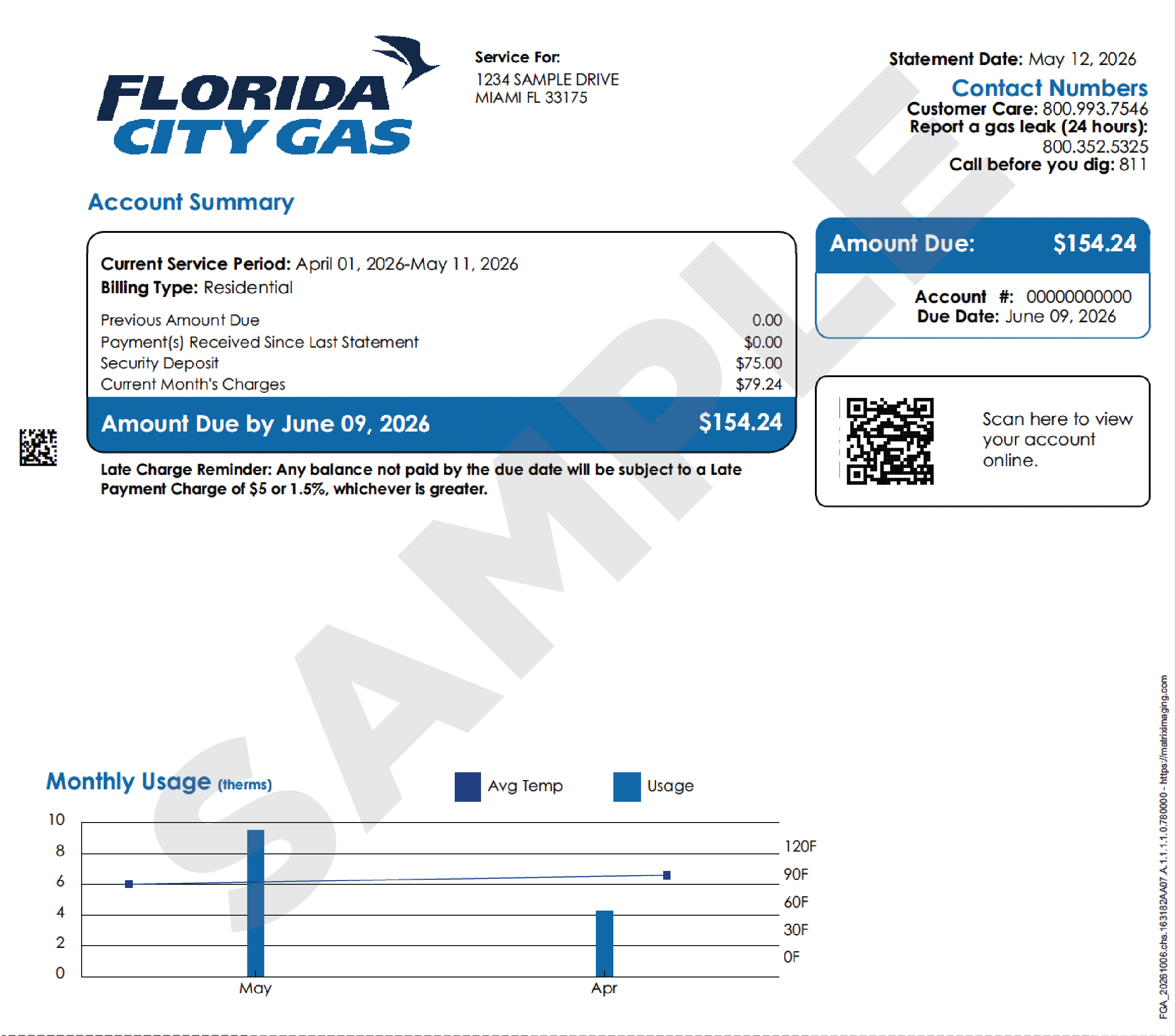 Sample Bill